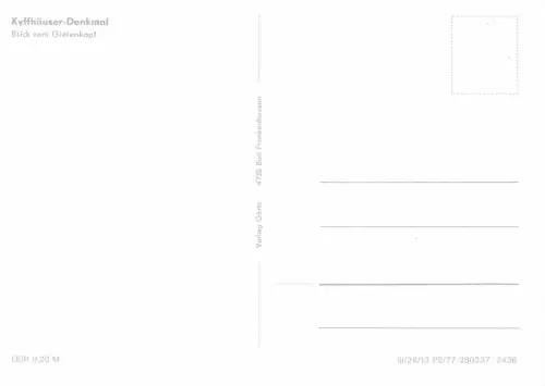 Kyffhäuser Blick vom Gietenkopf ngl 182.050