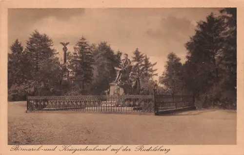 Rudelsburg Bismarck- und Kriegerdenkmal bahnpgl1925 182.060