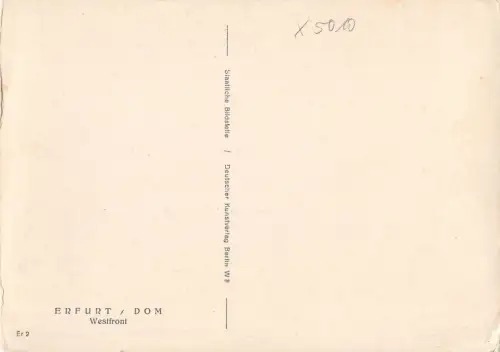 Erfurt Dom Westfront ngl 182.072