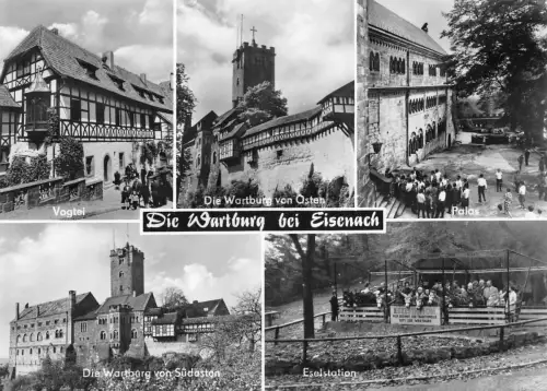 Eisenach - Wartburg Mehrbildkarte ngl 182.091