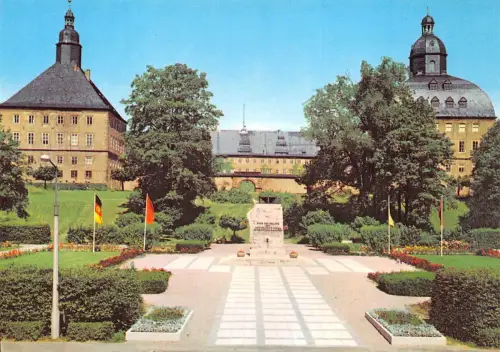 Gotha Schloß Friedenstein und Mahnmal ngl 182.102