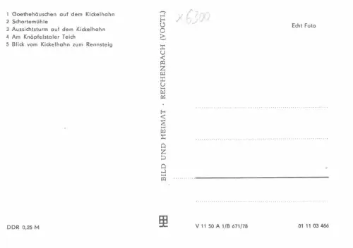 Kickelhahn Mehrbildkarte ngl 182.117