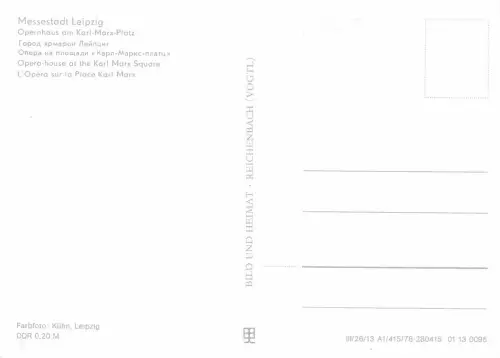 Leipzig Opernhaus am Karl-Marx-Platz ngl 182.141
