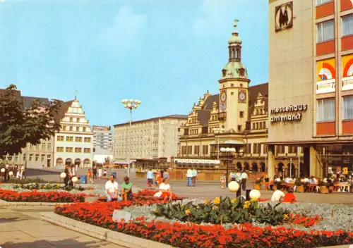 Leipzig Markt und Altes Rathaus ngl 182.146