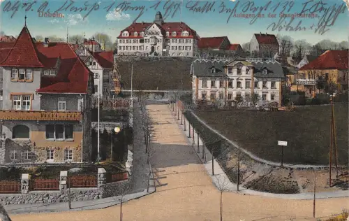 Döbeln Anlagen an der Staupitzstraße feldpgl1917 182.166