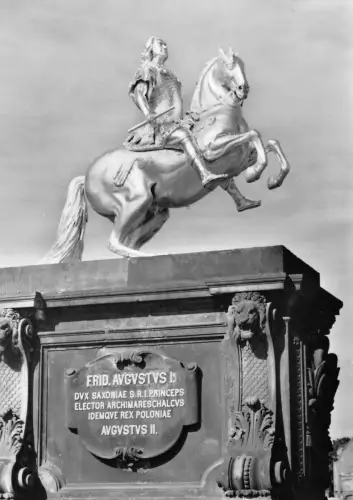 Dresden Standbild "August der Starke" ngl 182.175