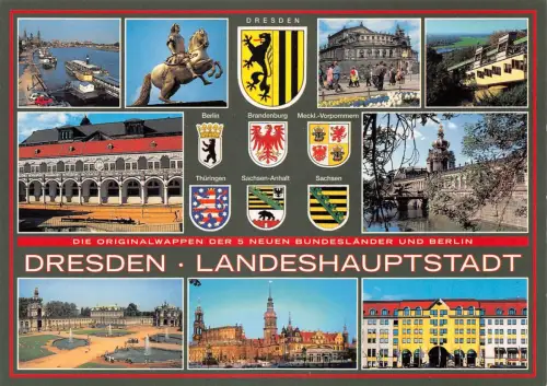 Dresden Mehrbildkarte ngl 182.187