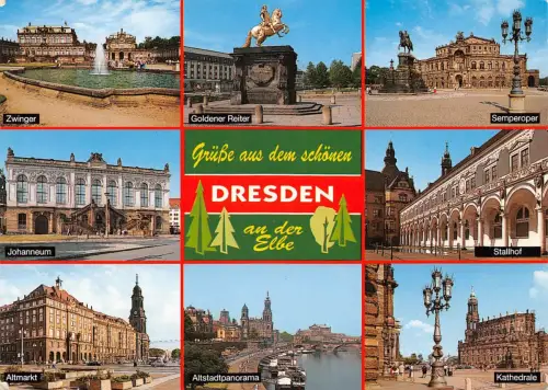 Dresden Mehrbildkarte gl1997 182.189