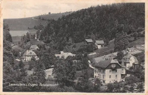 Lauenstein im Erzgebirge Totalansicht gl1938 182.209