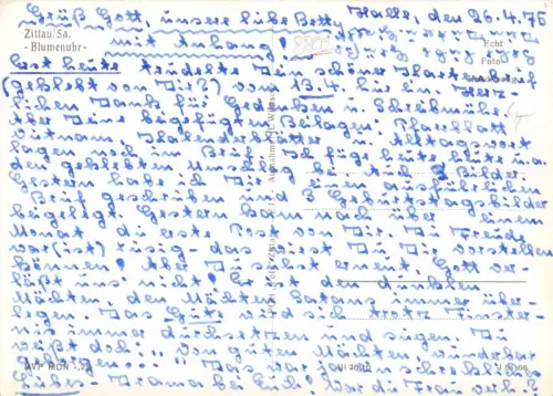 Zittau Blumenuhr ngl 182.242