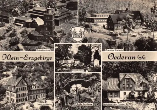 Oederan (Sachsen) Klein-Erzgebirge Mehrbildkarte gl 182.275