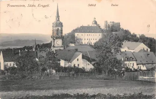 Frauenstein Sächs. Erzgeb. Panorama gl1923 182.262