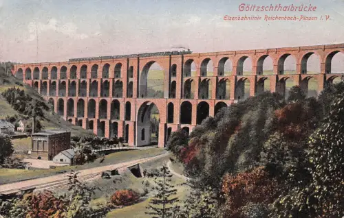 Göltzschtalbrücke Eisenbahnlinie Reichenbach - Plauen i. V. ngl 182.289