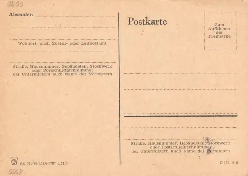 Berlin-Treptow Drucksache mit Sonderstempel gl1966 182.307