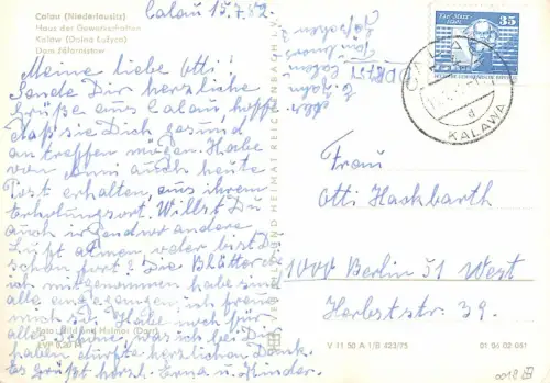 Spreewald Calau Haus der Gewerkschaften gl1982 182.310