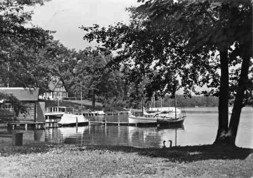 Spreewald Seglerheim im Dorf Saarow gl1976 182.313