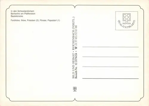 Sächsische Schweiz Mehrbildkarte ngl 182.323