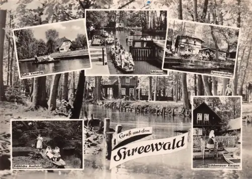 Spreewald Mehrbildkarte gl1961 182.331