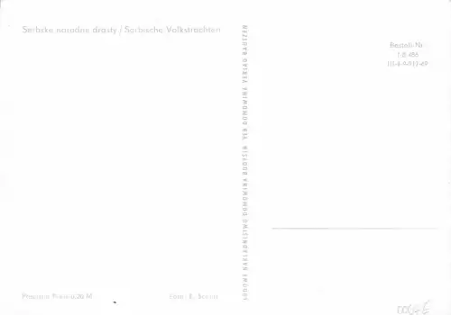Spreewald Sorbische Volkstracht ngl 182.344