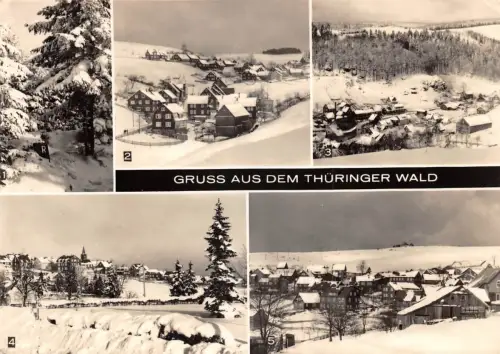 Thüringer Wald Mehrbildkarte gl1970 182.332