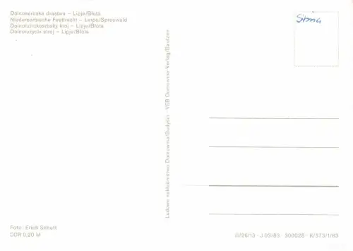 Spreewald Niedersorbische Festtracht ngl 182.348