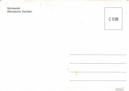Spreewald Wendische Trachten ngl 182.346