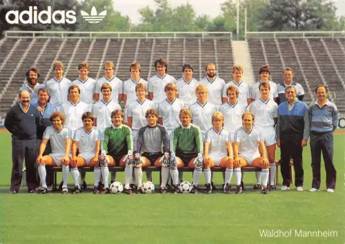 Sport-Fußball Waldhof Mannheim Mannschaftsfoto Saison 84/85 ngl 182.425