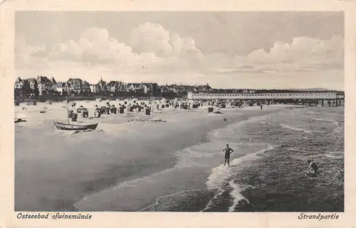 Swinemünde Strandpartie gl1929 182.445