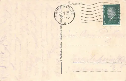 Swinemünde Strandpartie gl1929 182.445