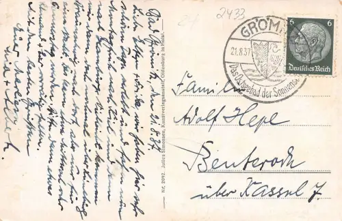 Grömitz i.Holst. Blick auf den Kursaal gl1937 182.462