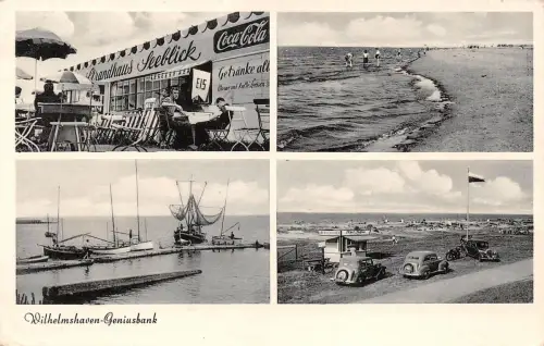 Wilhelmshaven-Geniusbank Mehrbildkarte gl1955 182.468