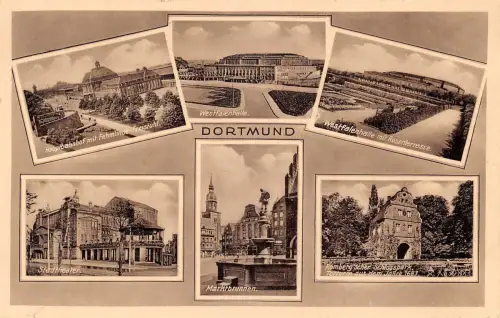 Dortmund Mehrbildkarte gl1939 182.510