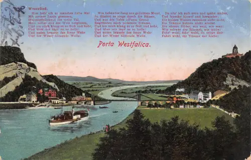 Porta Westfalica Weserlied Text gl1918 182.520