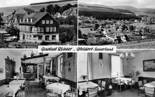 Gleidorf/Sauerland Gasthof Richter Mehrbildkarte ngl 182.551
