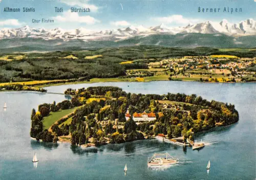 Mainau i.B. Gesamtansicht von oben ngl 182.561