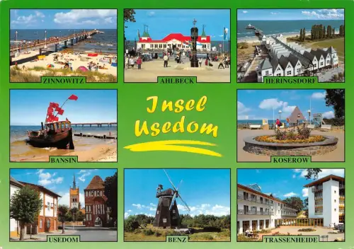 Insel Usedom Mehrbildkarte gl1998 182.570