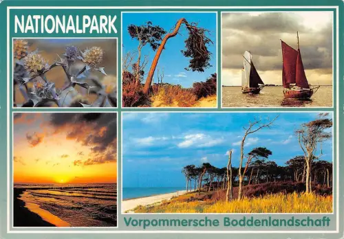 Vorpommersche Boddenlandschaft Mehrbildkarte gl1997 182.584
