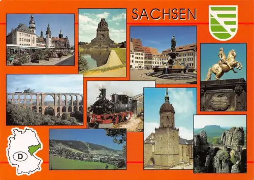 Sachsen Mehrbildkarte ngl 182.577
