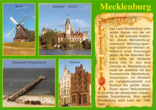 Mecklenburg Mehrbildkarte ngl 182.583