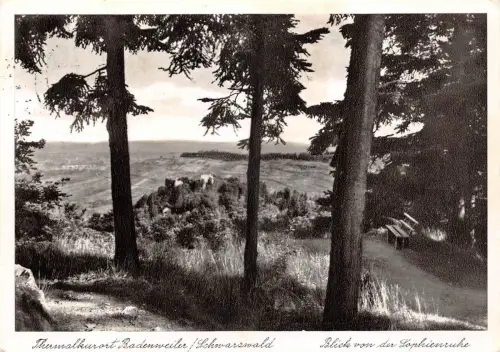 Badenweiler Blick von der Sophienruhe gl1986 182.564