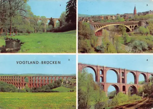 Vogtland Brücken Mehrbildkarte ngl 182.572
