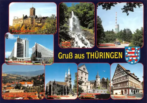 Thüringen Mehrbildkarte ngl 182.598