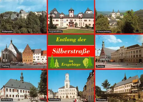 Erzgebirge Silberstraße Mehrbildkarte ngl 182.610