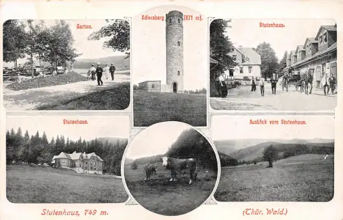 Suhl i.Th. Umgebung Mehrbildkarte ngl 182.619