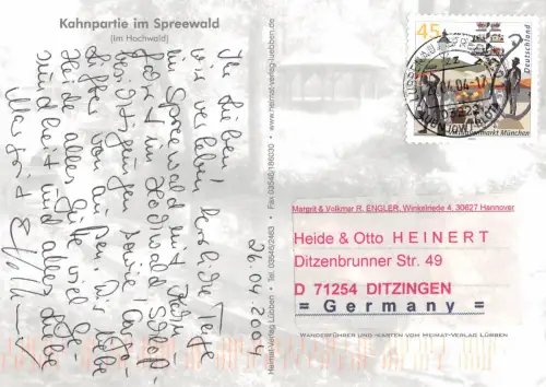 Spreewald Kahnpartie gl2004 182.601