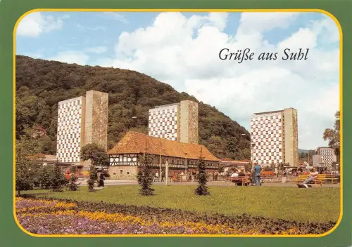 Suhl i.Th. Blick zum Waffenmuseum ngl 182.632