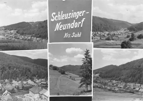 Schleusingerneundorf Mehrbildkarte gl1966 182.641