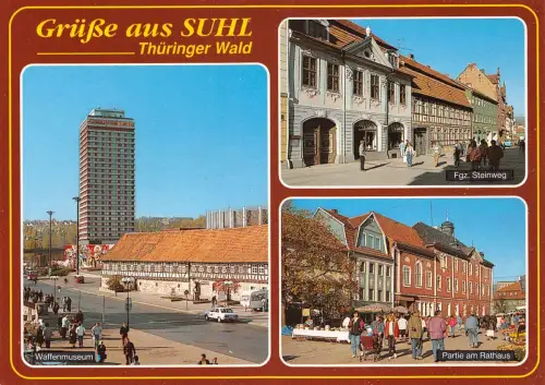 Suhl i.Th. Mehrbildkarte ngl 182.638