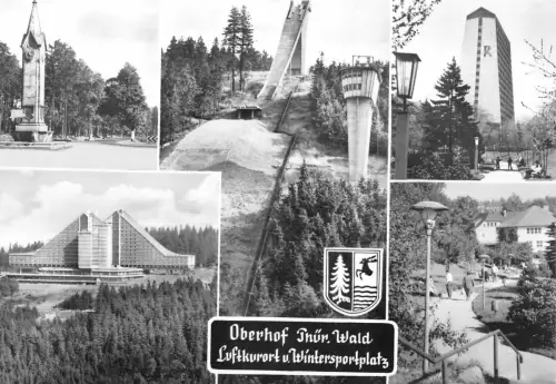 Oberhof (Thür. Wald) Mehrbildkarte gl1988 182.721