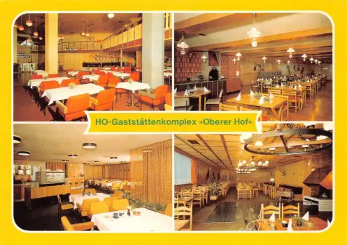 Oberhof (Thür. Wald) HO-Gaststätte "Oberer Hof" Mehrbildkarte ngl 182.736